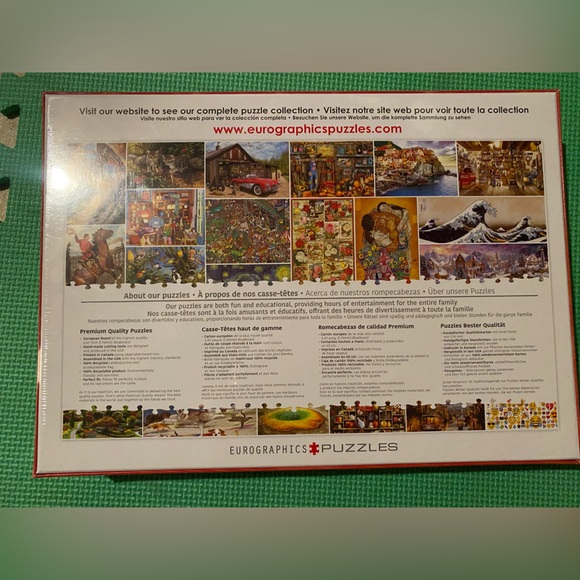 Eurographics Puzzle - vintage fire engines 1000 pieces. Original packaging. - Picture 3 of 5